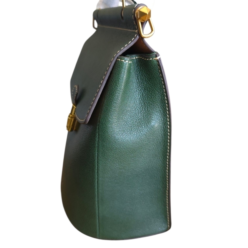 Bolvain The Françoise Backpack Deep Green Backpack/Hand Bag NWT - Picture 6 of 17